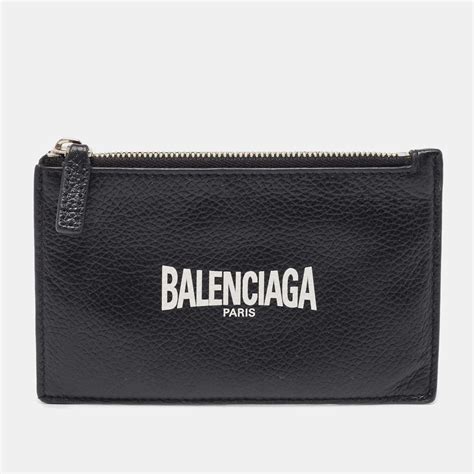 balenciaga zip card holder|More.